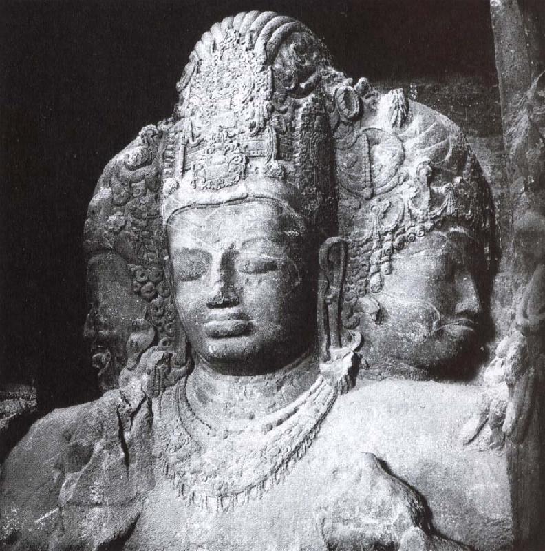unknow artist Shiva Mahadeva, Shiva-temple, Elephanta oil painting image